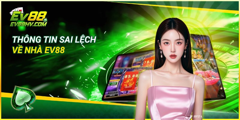 Thông tin sai lệch về nhà cái EV88 lừa đảo